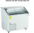 Enfriador botellero horizontal  453 lts lamina galvanizada