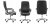 Silla secretarial Atlanta
